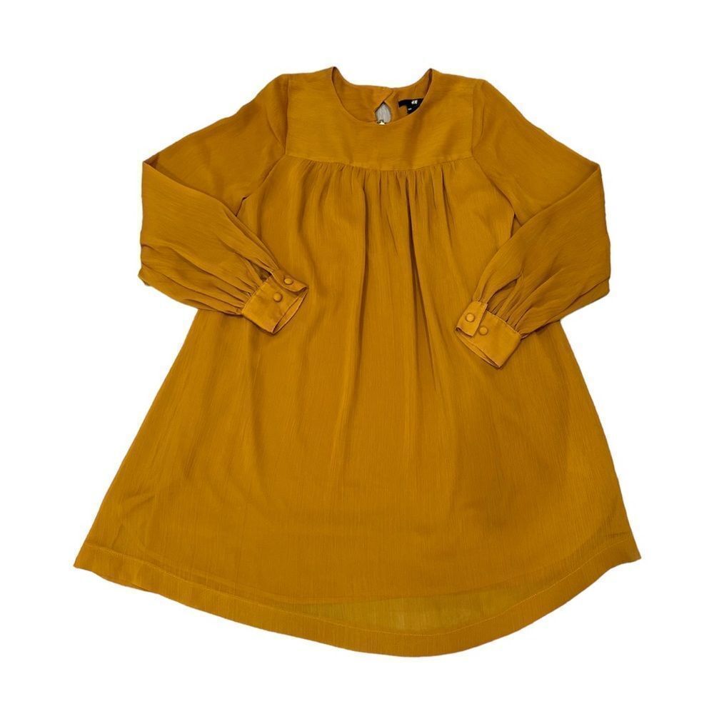 H&M Orange Long Sleeve Dress